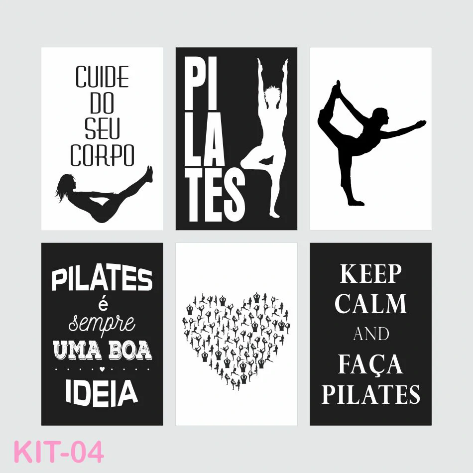 Placa decorativa - I love pilates